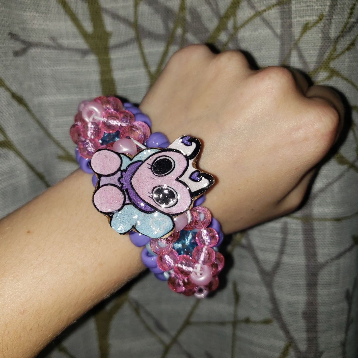 Handmade Flutter Kandi Cuff!!